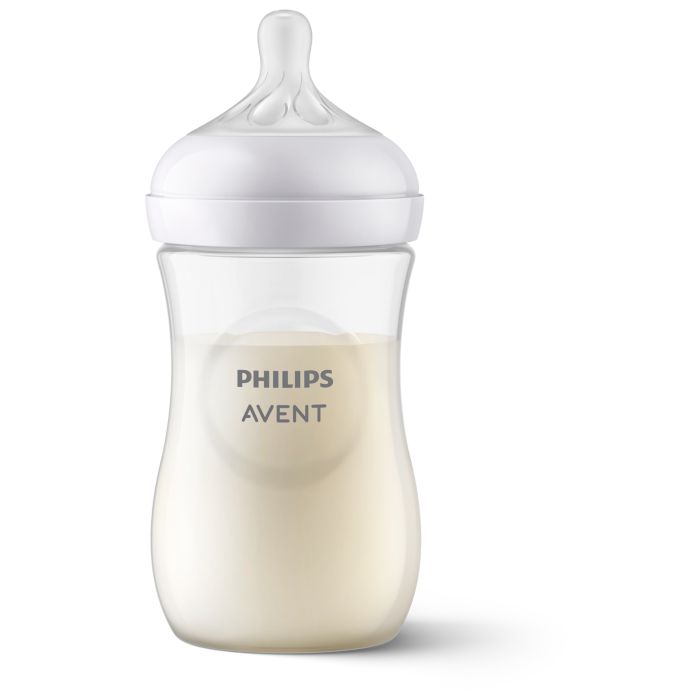 Philips Avent Natural Response Baby Bottle, 260ml, 1-pack Clear