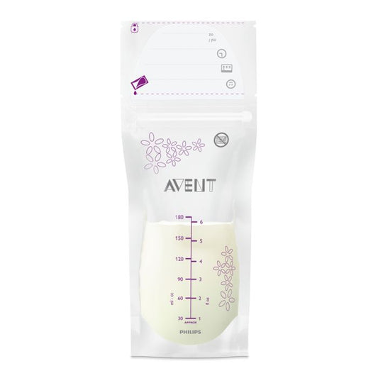 Philips Avent Breast Milk Storage Bags, 180ml,25pk
