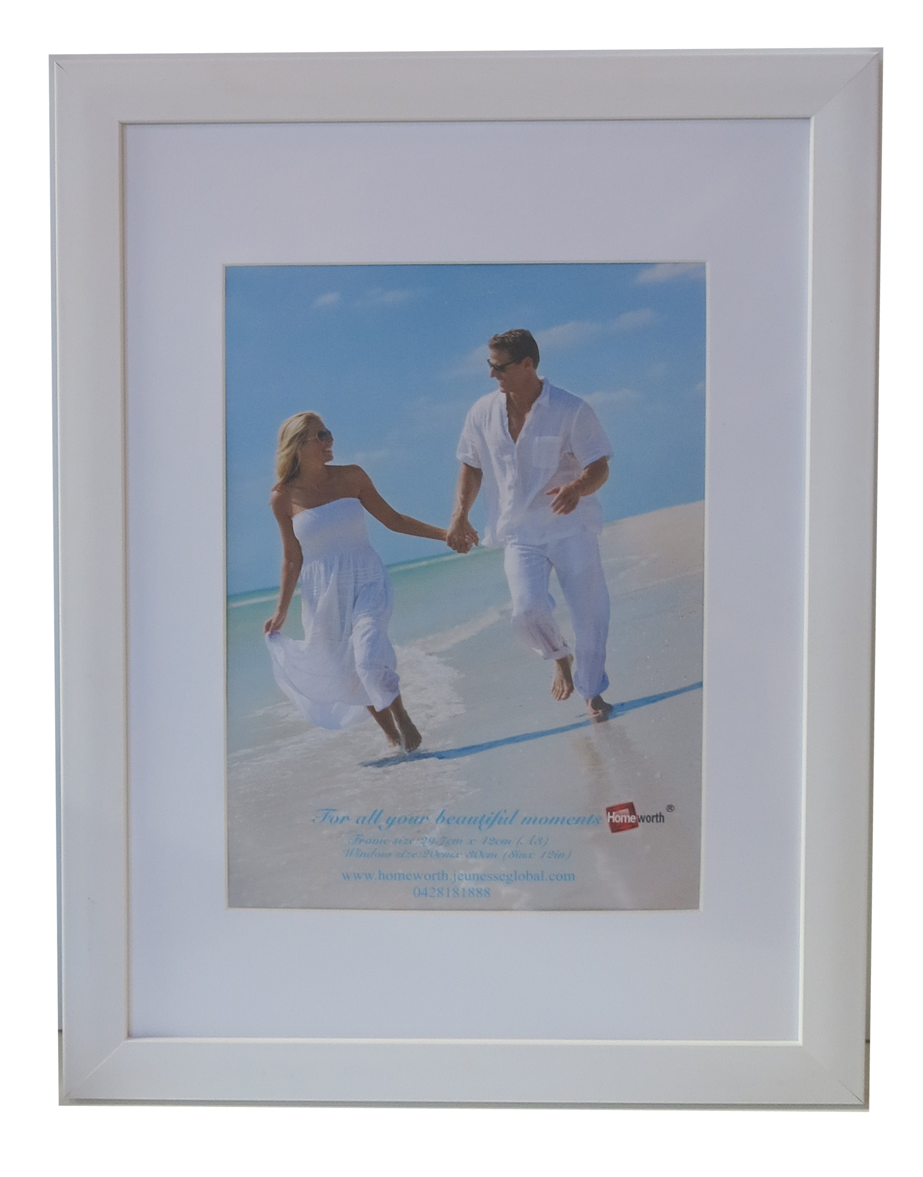 Homeworth Photo Frames - Certificate Series without Mat Border - White, Black or Timber - A4 A3 A2 4X6 5X7 8X10 11X14 12X16 16X20 20X24 24X36 - Babyworth
