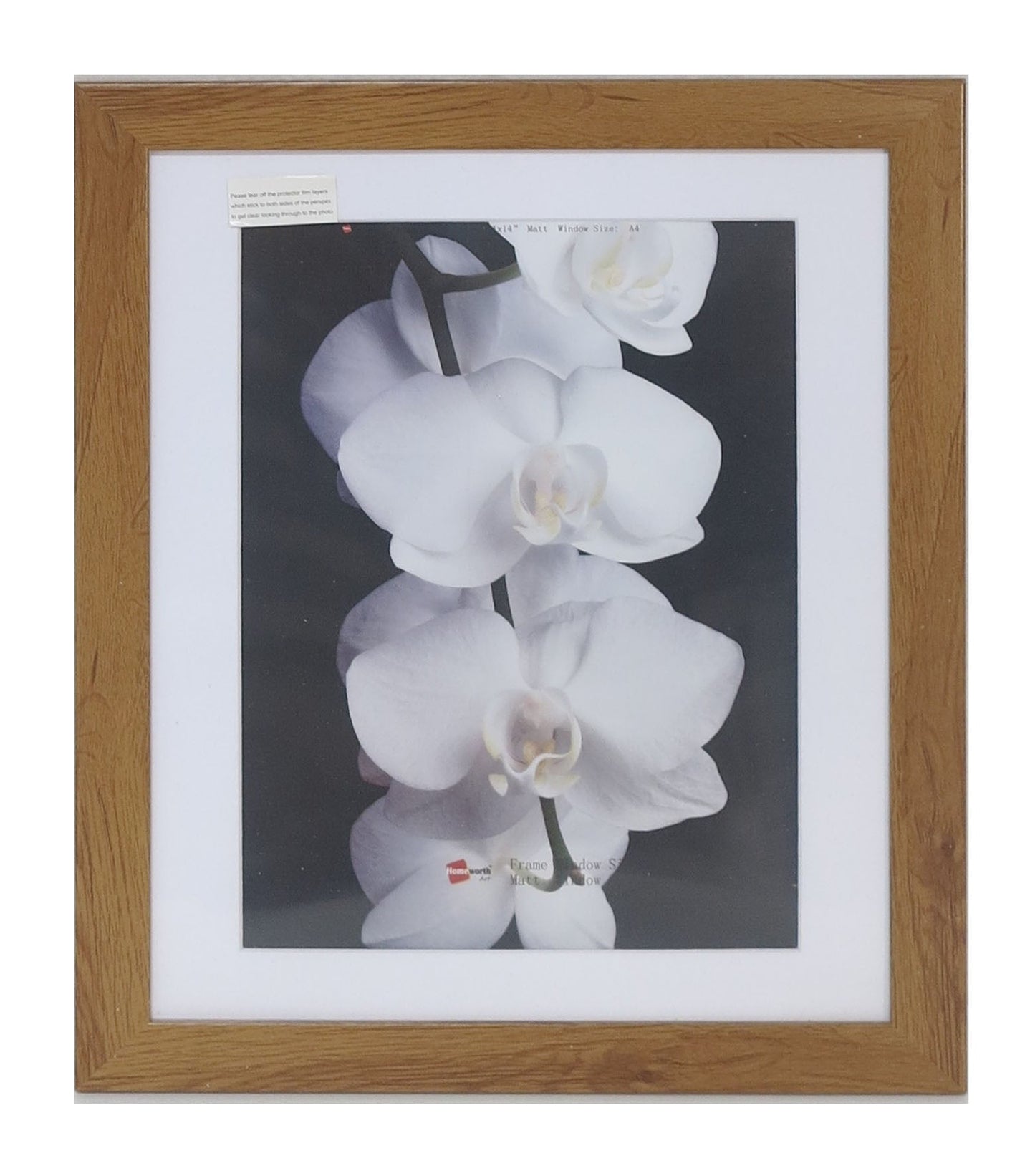 Homeworth Photo Frames - Certificate Series without Mat Border - White, Black or Timber - A4 A3 A2 4X6 5X7 8X10 11X14 12X16 16X20 20X24 24X36 - Babyworth